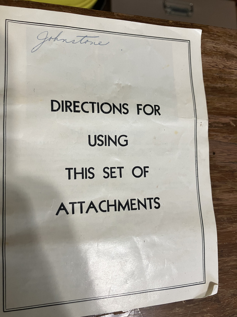 Directions for Using Singer Attachments